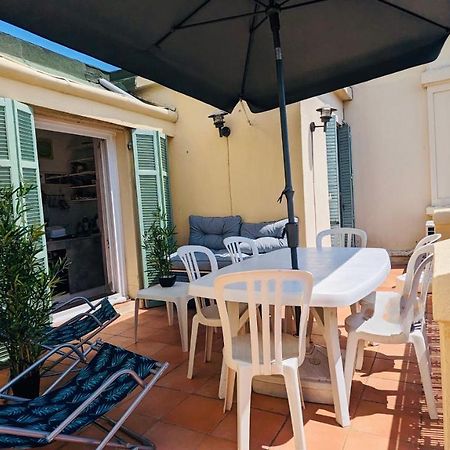"Studio Ensoleille A Deux Pas Des Plages Avec Sa Grande Terrasse Privee !" Νίκαια Εξωτερικό φωτογραφία