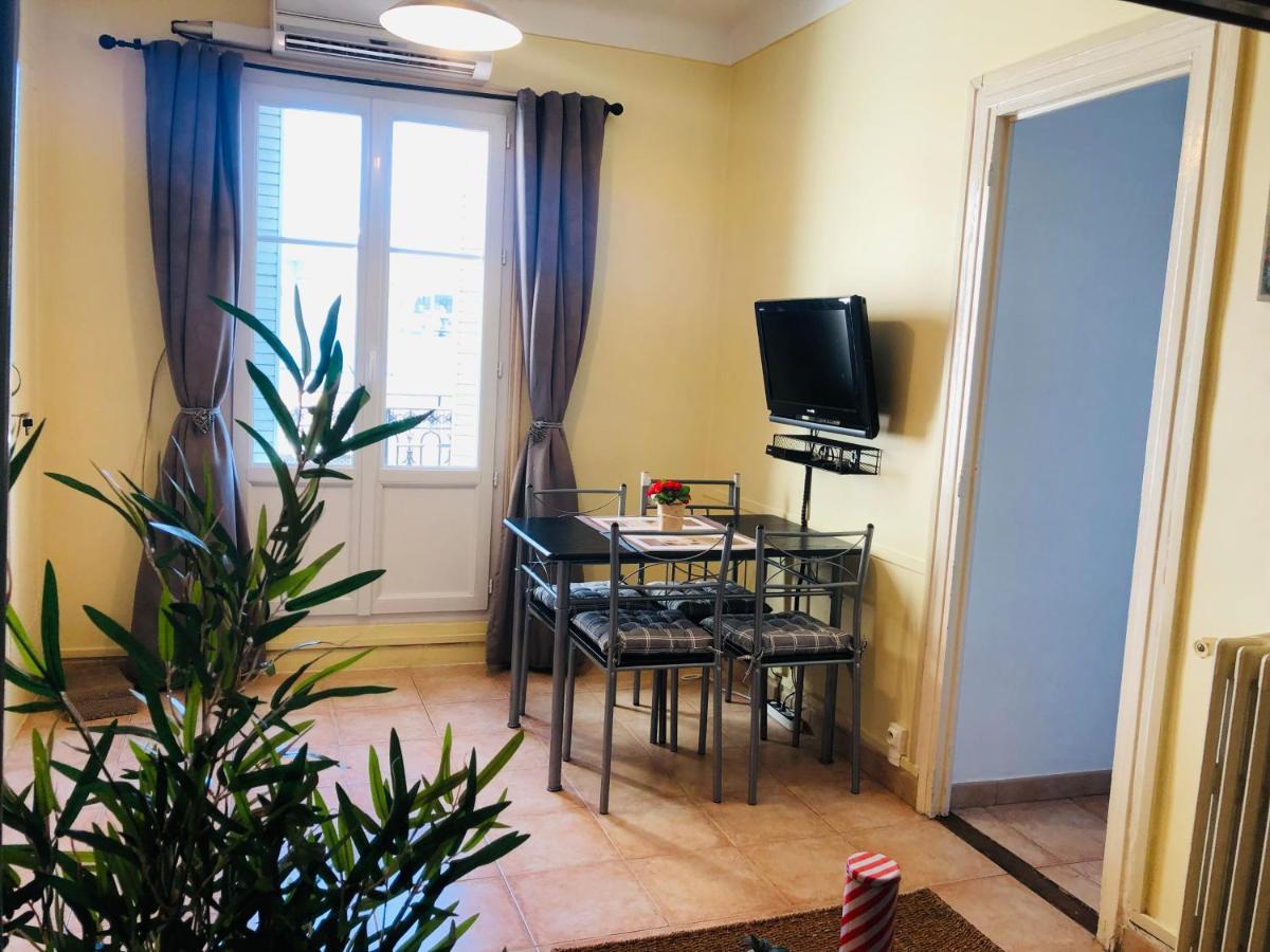 "Studio Ensoleille A Deux Pas Des Plages Avec Sa Grande Terrasse Privee !" Νίκαια Εξωτερικό φωτογραφία